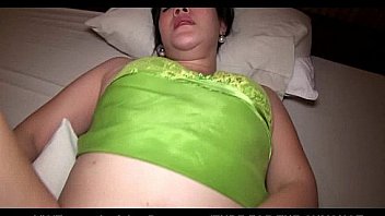 Silky Green Undergarments Internal cumshot