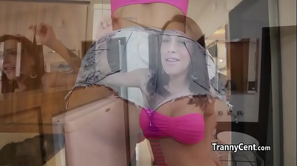 Black dude bang sandy-haired tranny